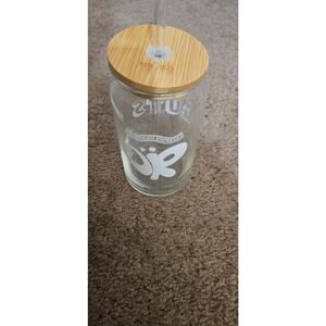 Never used new Olivia Rodrigo glass mug straw rare only Los Angel Ace hotel show